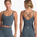 Vuori  Rib Crop Tank in Stone Photo 2