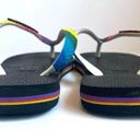 Havaianas  Rainbow Colorful Pride Strap Flip Flop Sandal Women's 7 / 8 US 39 EUR Photo 5