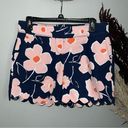 Isaac Mizrahi  Stretchy Tailored Shorts Pink Blue Floral Spring Summer 32” Sz 4 Photo 0