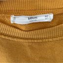 Mango  Bow Cotton Sweatshirt Mustard Yellow Photo 3