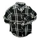 Rails  Hunter Plaid Button Down Long Sleeve Shirt Black Storm Parchment Small S Photo 3