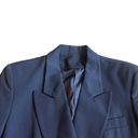 Krass&co Chas Reed & . Navy Double Breasted Blazer Gold Buttons 100% Wool Size 6 Womens Photo 1