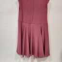 Jack Bryant 1920s Vintage Dusty Rose Pink Drop Waist Sleeveless Dress Black Size 14W Photo 7