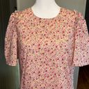 Tuckernuck  Hyacinth House Molli Pink Red Floral Top New Size XS Photo 7