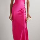 Cult Gaia  | NWT Perla Silk Maxi Dress in Dragonfruit Pink Photo 0