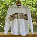 Krass&co Gordon & James Shirt  Women's Embroidered Western Shirt White Size S Photo 0