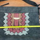 Kensie   Shoulder Purse Hand Bag Gray Pink Vinyl Zipper Closure Travel Photo 14