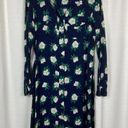 Draper James  Blue Floral Magnolia Shirt Dress Sz.0 Photo 8