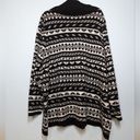 Lane Bryant  Black and White cowl neck sweater Size 26/28 Photo 2