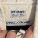 Life is Good Life‎ is Good Fine Daisy Coin Simply True Fleece Hoodie Sz Medium ♣️ Photo 6