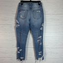 KanCan USA KanCan Jeans Womens 3/25 Blue Skinny Rainbow Frayed Hem High Rise Ripped Denim Photo 3