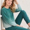 Garnet Hill  Green Classic French Terry Sweatshirt M Photo 0