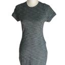 Lululemon  & Go Where-To Dress 6 Heathered Dark Fuel  Wiggle T shirt Green teal Photo 5