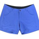 Patagonia  Happy Hiker Pocketed Stretchy Shorts Lightweight 4.5” Blue/Violet Sz 8 Photo 0