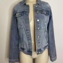 Nicole Miller  New York Denim Jean Jacket SMALL Blue MEd Wash Button Front Cotton Photo 0