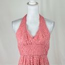 David's Bridal David’s Bridal Coral Lace Halter BalletCore Party Event Dress NWOT Size 2 Photo 1