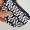 Tommy Hilfiger Coin Purse Wristlet zip Pouch Black White Photo 0