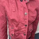 Free People Burgundy Bomber Jacket Size 6 Photo 1