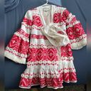 Alexis NWOT!  Cheryl Dress In Rich Embroidery Red Photo 4