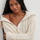 Aerie cable car quarter zip sweater Photo 0