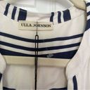 Ulla Johnson Sz 10  Sailor Regatta White Striped Silk Blend Shirt Dress Photo 8