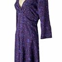 Patagonia  Purple Floral Paisley Margot Faux Wrap Dress Size Small Photo 4