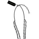 Givenchy | NWT Double Layered Crystal Rhodium Pave Y-Necklace Photo 9