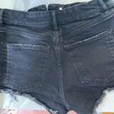 ZARA Jean Shorts Black Size 4 Photo 1