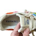 Farm Rio  Crochet Sunset Platform Sneakers Rainbow Photo 3