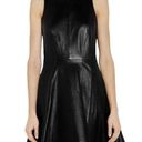 Rag and Bone  Renard 100% Lamb Leather Braided A-Line Dress Black Women's Size 4 Photo 0