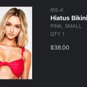 Ris-k Bikini Top Size S Photo 2