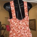 Isabel Maternity  Orange Floral Sun Dress Photo 4