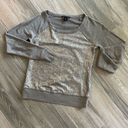 Banana Republic  grey with silver sequin sweatshirt Size XS Photo 0