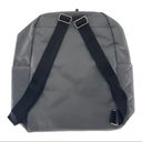 DSW  Gray and Black Zipper Closure Quilted Backpack Photo 6