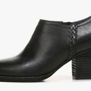 Zodiac Ava Shooties Black Leather Women’s Size 8.5 Western Booties Stacked Heel Photo 1