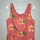 The Moon PINEAPPLE Vintage Floral Mini Silk Dress Photo 2