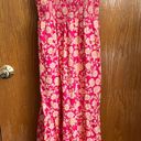Pink And Orange Floral Dress Multiple Size M Photo 0