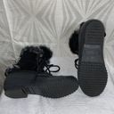 Tommy Hilfiger Woman’s Black Fur Lined Duck Snow Boots Photo 6