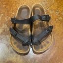 Birkenstock Black Leather Sandals Photo 1