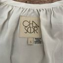 Chaser Chasor Cream 100% Crepe De Chine Silk Blouse Size Small Photo 2