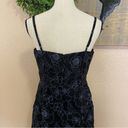 Lulus NWOT  Made for the Occasion Black Floral Jacquard Midi Dress Photo 6