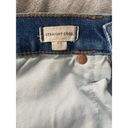 Madewell  Straight Crop High Rise Roger Wash Whiskered Distressed Jeans Size 25 Photo 7