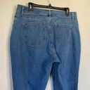 L.L.Bean  Classic Fit Straight Leg jeans high rise medium wash women’s sz 18 REG Photo 5