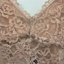 Lulus NEW  LACE PINK ROSE BRALETTE size small Photo 13