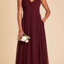 Birdy Grey  Kaia Burgundy Chiffon Bridesmaid Dress Photo 0