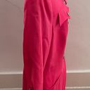 Christian LaCroix Vintage  Bazar Hot Pink 100% Wool Boho Blazer, size 40 or US 8 Photo 13