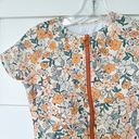 Cupshe Floral Short Sleeve Rash Guard Zip Front One Piece Photo 5