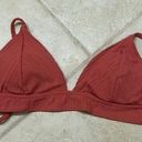 Rip Curl Rusty Red Pink Triangle Bikini Top Photo 0