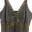 Alfani  Black Studded Empire Waist Sleeveless Adjustable Strap Top Women’s 14 Photo 4