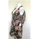 Planet Blue  Blu moon renaissance ruffle Floral mini dress XSmall off the back Photo 6